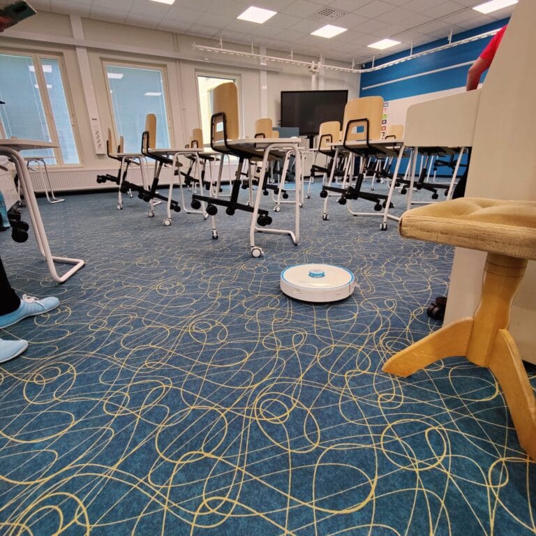 Lehmon koulu – flokattu Flotex Vision matto